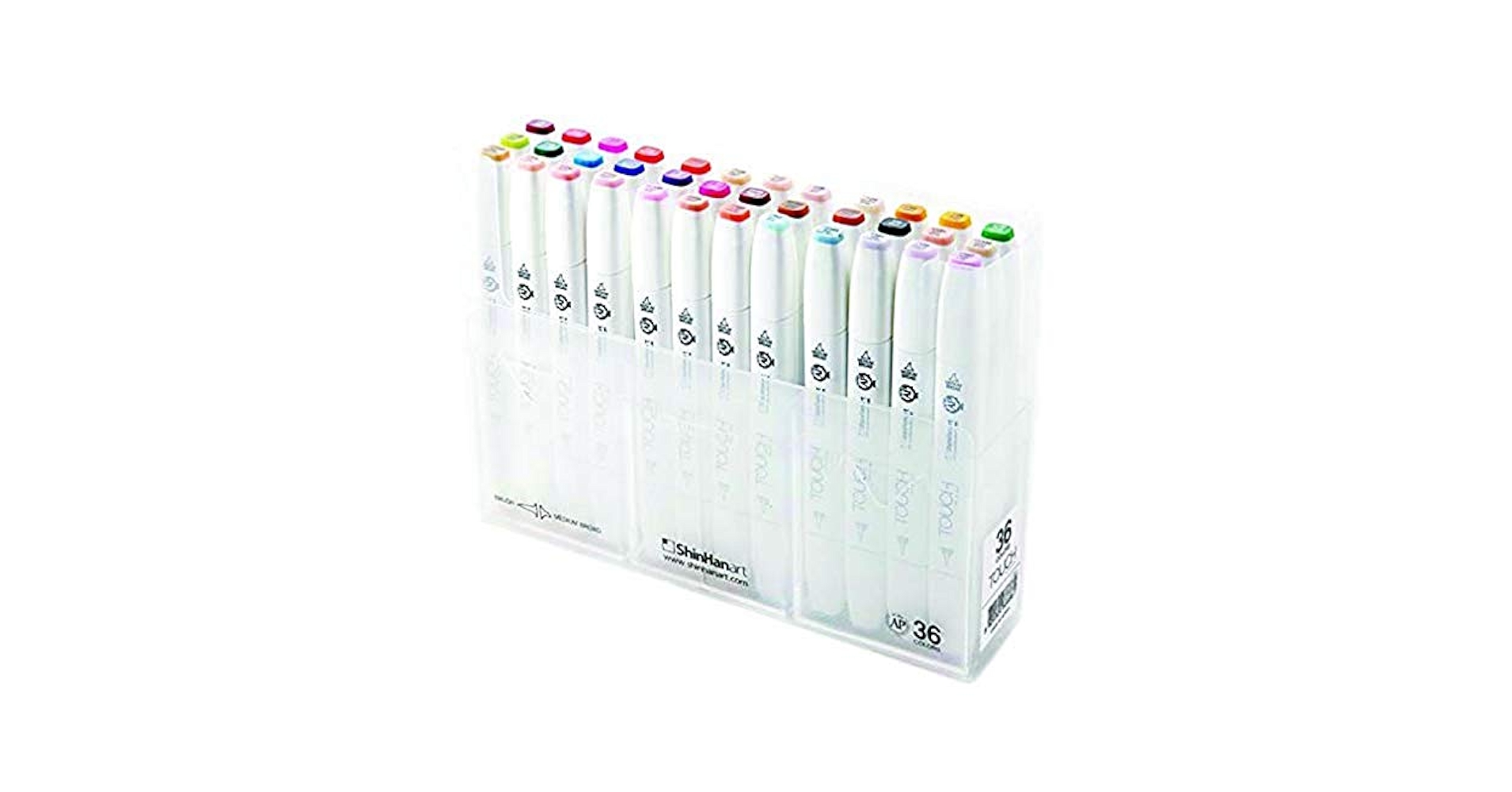 Amazon.com : ShinHan Touch Twin Brush Marker Set of 36